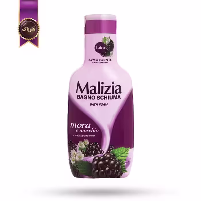 شامپو بدن مالیزیا Malizia مدل توت سیاه و مشک blackberry and moss حجم 1000 میلی لیتر   (اورجینال)