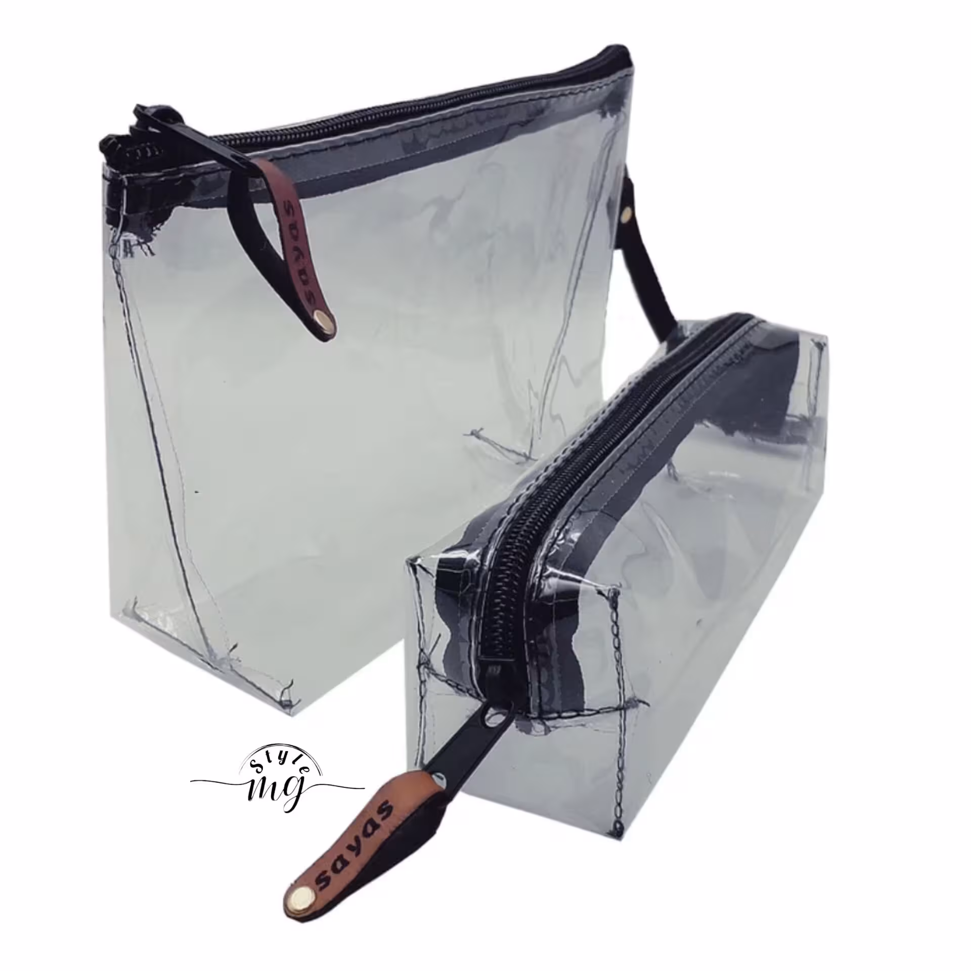 جامدادی مدل شفاف کد sayas 505 بسته 2 عددی