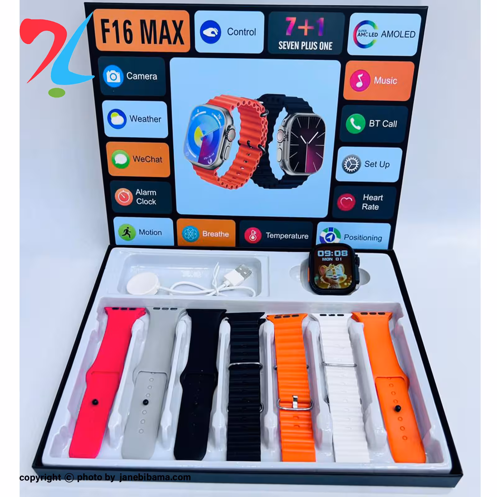 ساعت هوشمند f16 max