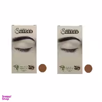 کیت رنگ ابرو سانتکس (Suntex) شماره N6-E7 رنگ بلوند متوسط حجم 30 میلی‌لیتر مجموعه 2 عددی