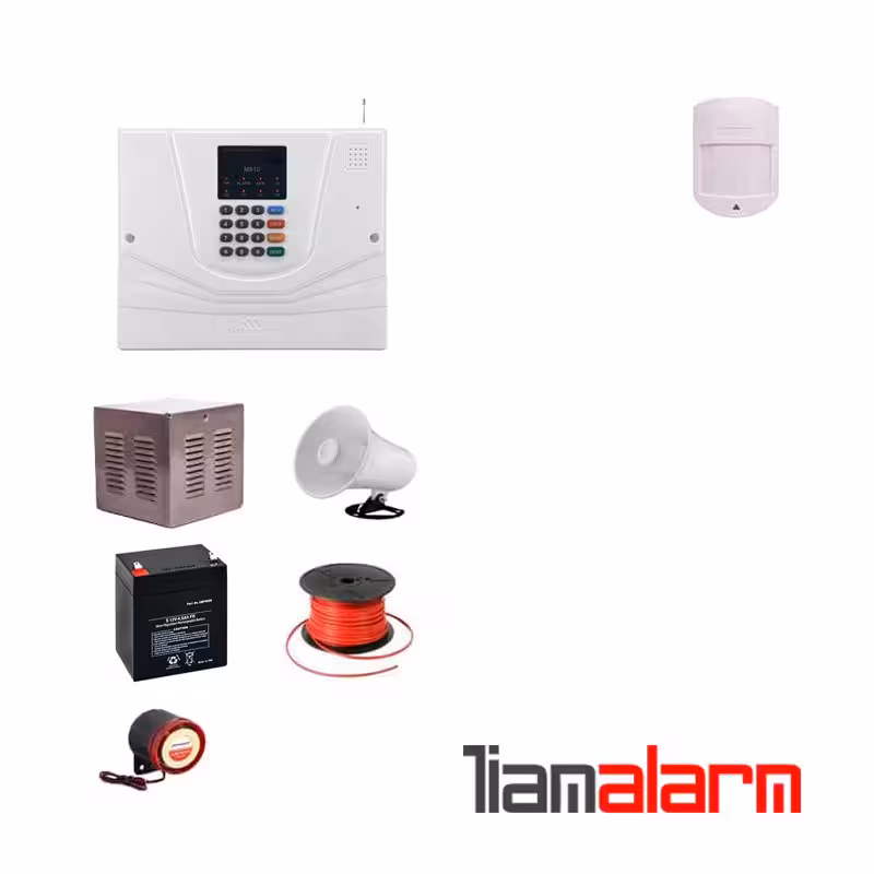 پکیج دزدگیر اماکن باسیم سیم کارتی و تلفنی مدل مسترM930H61