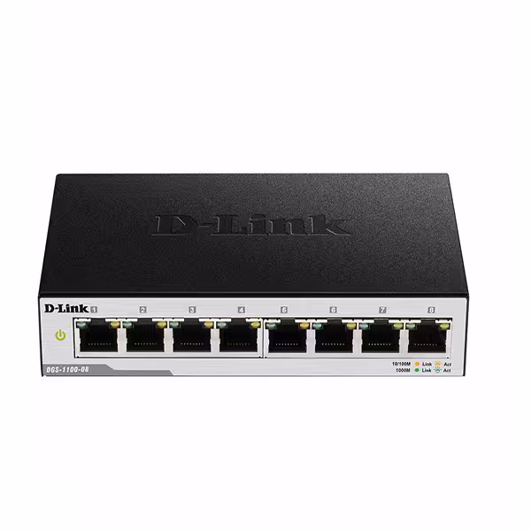 سوئیچ 8 پورت دی لینک مدل DGS-1100-08P