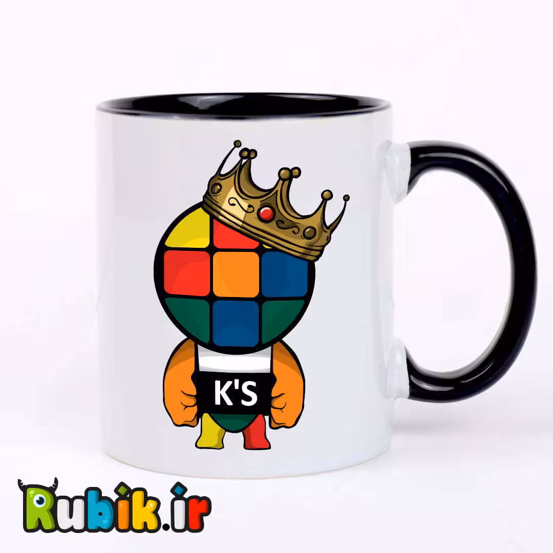 ماگ روبیک تاج دار کد 64