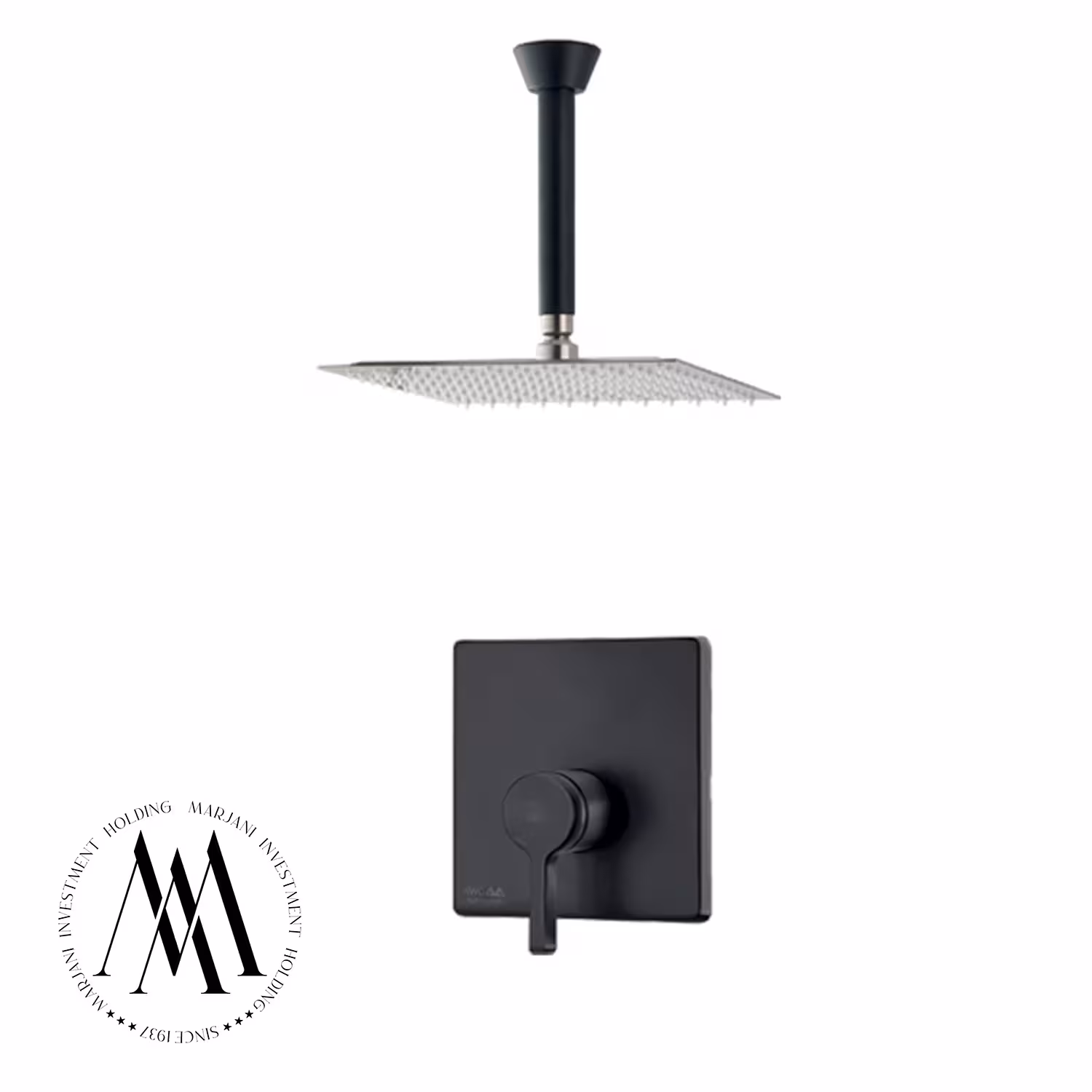 شیر حمام توکار kwc مدل آوا تیپ1 S25 (مشکی)