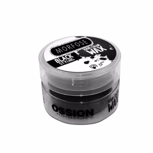 واکس رنگی مو مورفوس Morfose سری OSSION مدل Black Styling (مشکی) حجم 100 میل