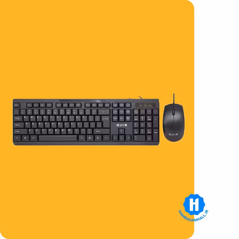 کیبورد و ماوس سيم دار آئولا مدل AC101