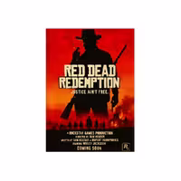 تابلو متال پوستر a4 – طرح Red Dead