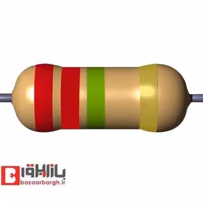 مقاومت 2.2 مگا اهم 1/8 وات 5 درصد