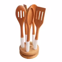 سرویس کفگیر و ملاقه 6 پارچه ریور مدل پایه دار | کالا مکس