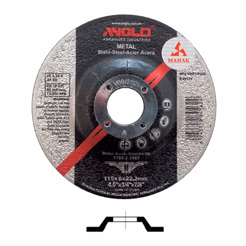 دیسک برش آهن و استیل 115 میلیمتر Anglo