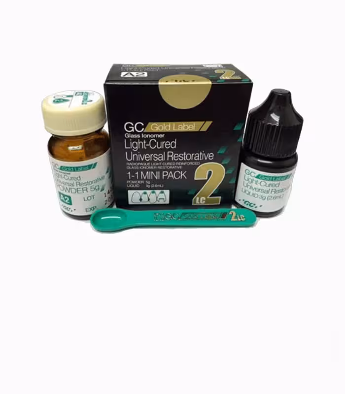گلاس اینومر لایت جی سی GC Light Cure Glass Ionomer