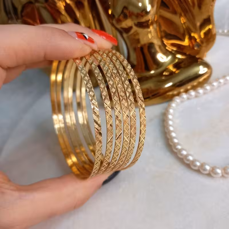 النگوی سیمی مشابه طلا 2