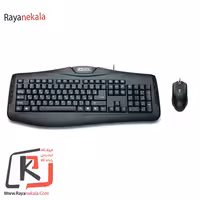 کیبورد و ماوس سادیتا مدل SKM-1655 با حروف فارسی