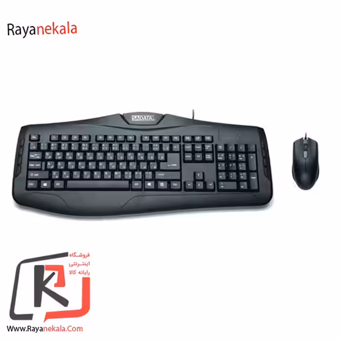 کیبورد و ماوس سادیتا مدل SKM-1655 با حروف فارسی