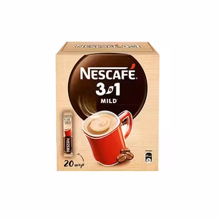 کافی میکس 3 در 1 نسکافه Nescafe Mild بسته 20 عددی