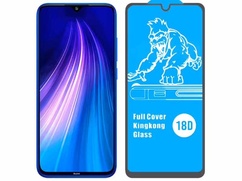 گلس ایربگ دار آرمور مدل Kingkong شیاومی Redmi 8,8aXiaomi redmi 8,8a Kingkong armored glass airbag