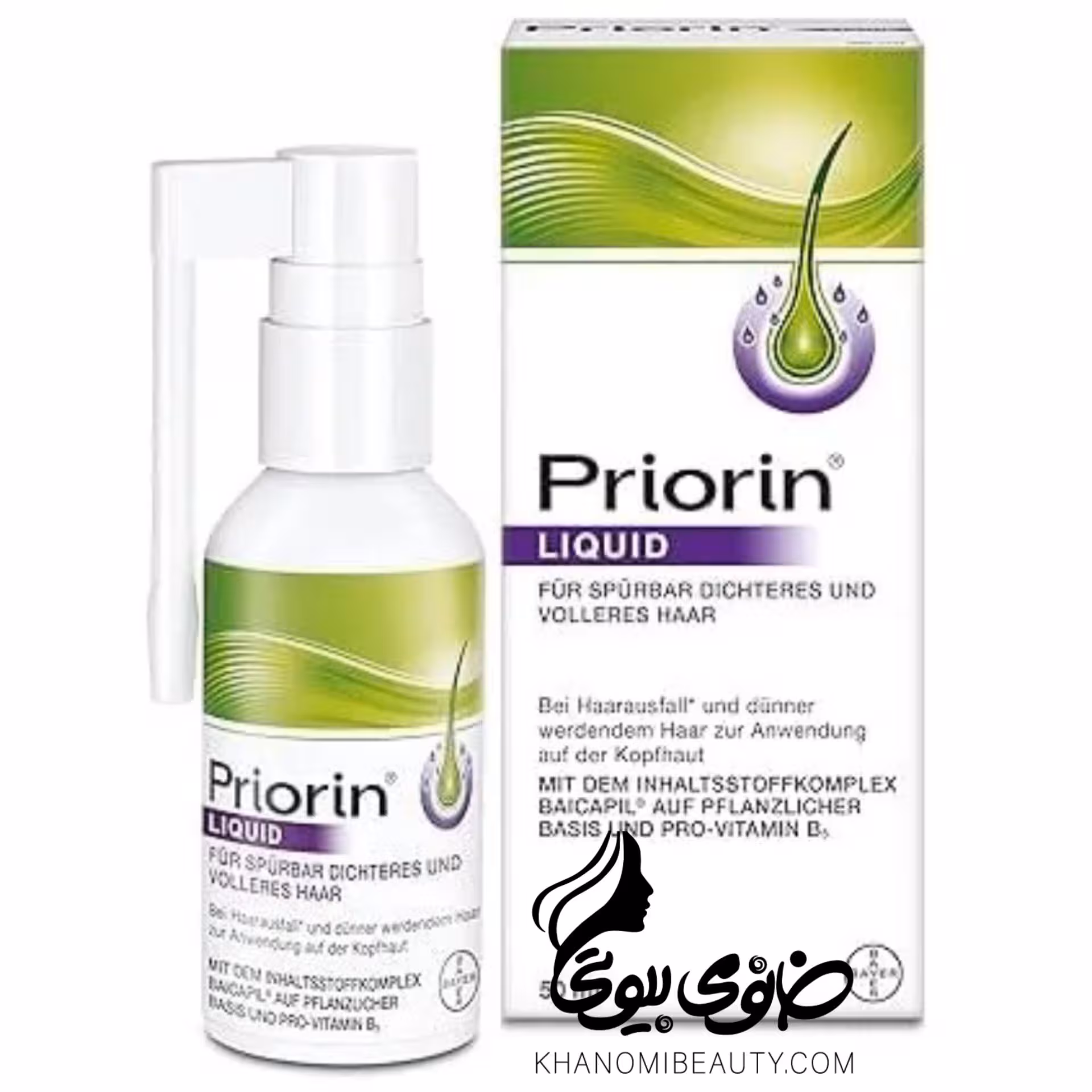 محلول ضد ریزش و تقویت کننده مو 50 میل Priorin Liquid Pump Solutionپریورین