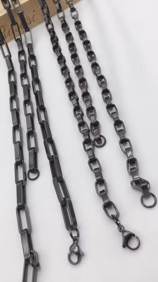 ست زنجیر و دستبند رنگ ثابت کد 7120