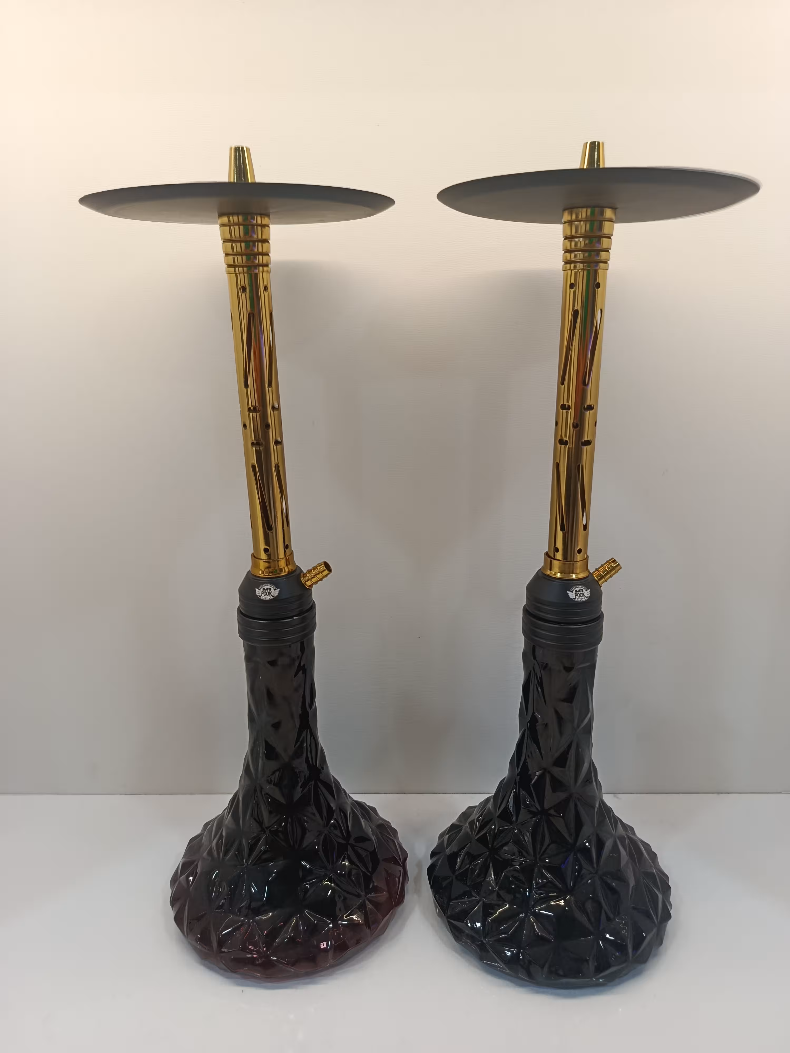 قلیان مستر پوک شیاری طلایی