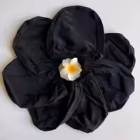 کلاه شنا رنگ مشکی ساده