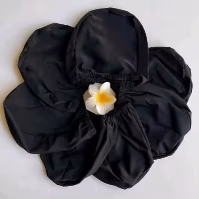 کلاه شنا رنگ مشکی ساده