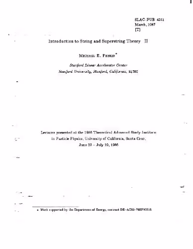 خرید و دانلود نسخه کامل کتاب Introduction to string and superstring theory II