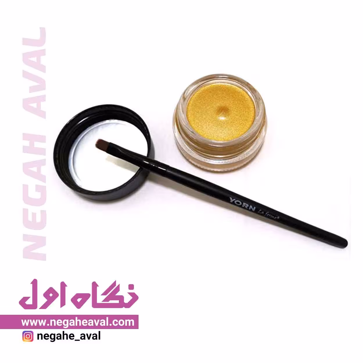 خط چشم ژلی یورن رنگ طلایی