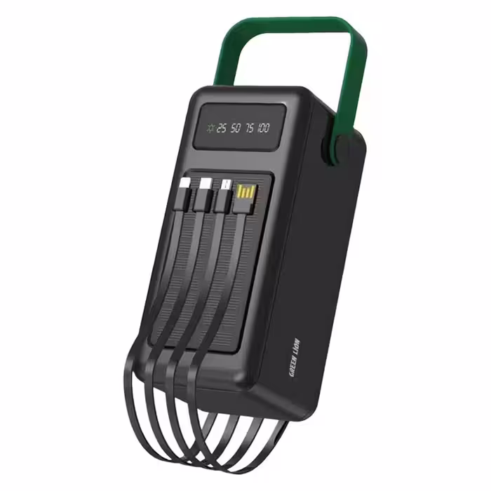 پاوربانک Green Lion مدل Solar Max ظرفیت 80000 میلی آمپر