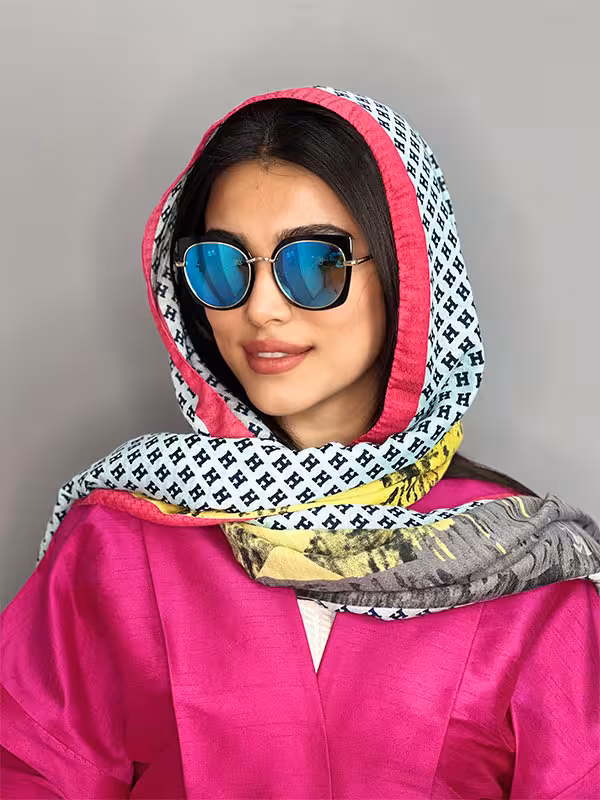 عینک آفتابی زنانه اورجینال آبی برند bolon گربه ای پلاریزه اورجینال