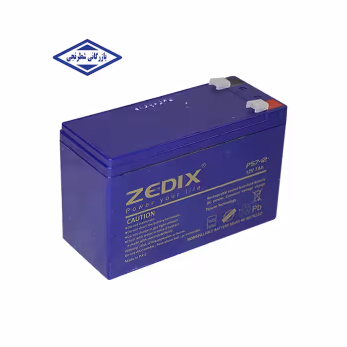 باتری 12 ولت 7 آمپر یو پی اس زدیکس