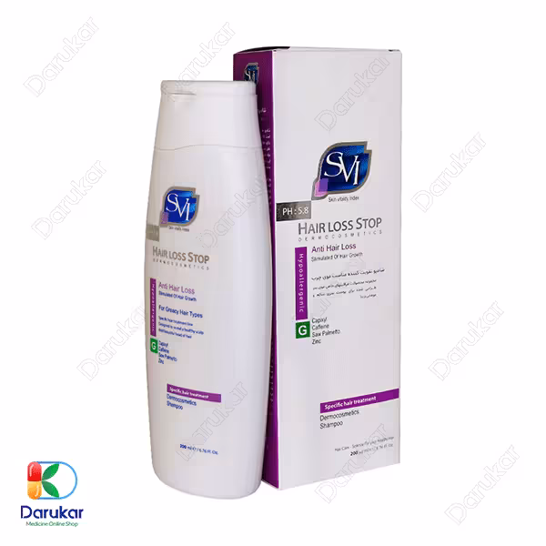 شامپو هرلاس استاپ جی موی چرب اس وی آی 200 میلی لیتر