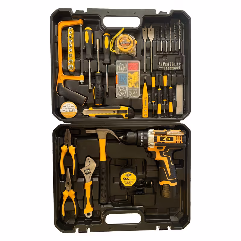 مجموعه 155 عددی دریل پیچ گوشتی شارژی جاب مدل JBE-6055 | کالا مکس