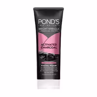 فوم شستشوی صورت کنترل چربی پوندز حاوی زغال فعال وزن 100 گرم ponds bright miracle Ultmate Oil Control activated charcoal Facial Foam