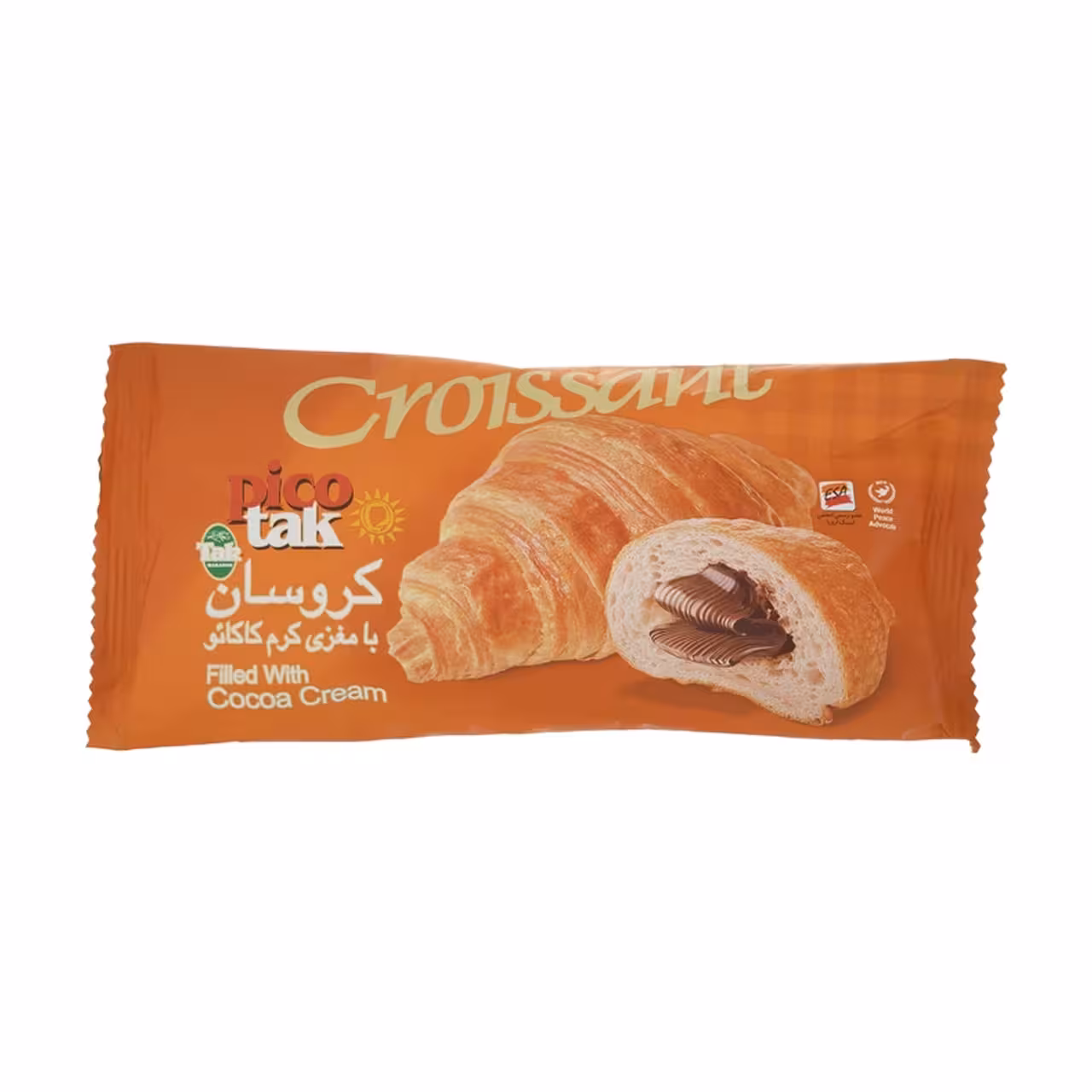 کروسان با مغزی کرم کاکائو پیکوتک 60 گرمی