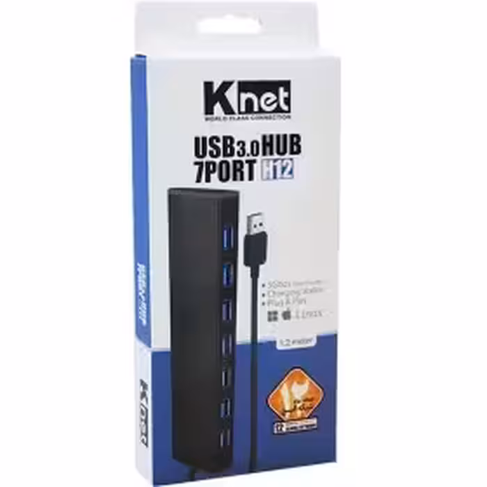 هاب کی نت 1 2M 7Port H12 U3 آداپتور KNET