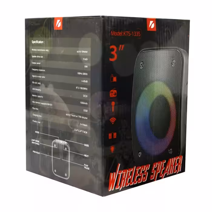 اسپیکر بلوتوثی قابل حمل مدل KTS-1335