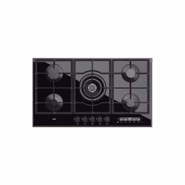 اجاق گاز شیشه ای 5 شعله کن مدل GT502