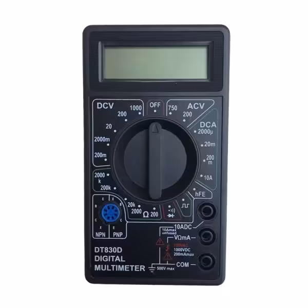 مولتی متر دیجیتال مدل DT-830D