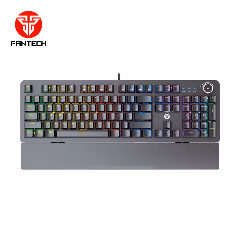 کیبورد سیمی مکانیکال مخصوص بازی Fantech مدل MK853V2 با سوئیچ آبی