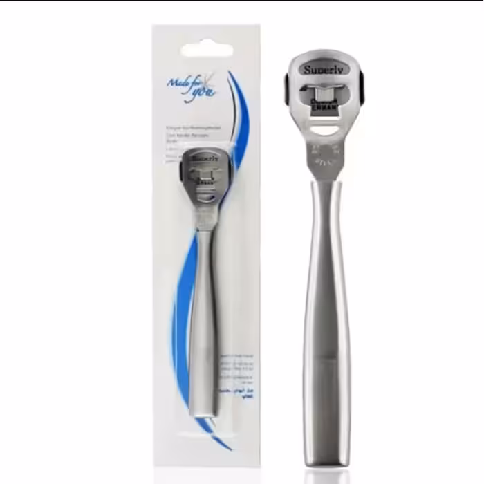 دسته تیغ پدیکور کف پا تمام استیل پایی Paie