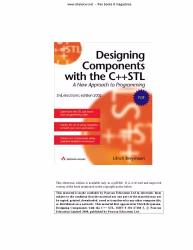 خرید و دانلود نسخه کامل کتاب Designing Components with the C STL: A New Approach to Programming (Revised Edition)