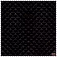 رومیزی مخمل طرح مشکی سایز 140 در 140 مدل T7-90 شرکت رنس