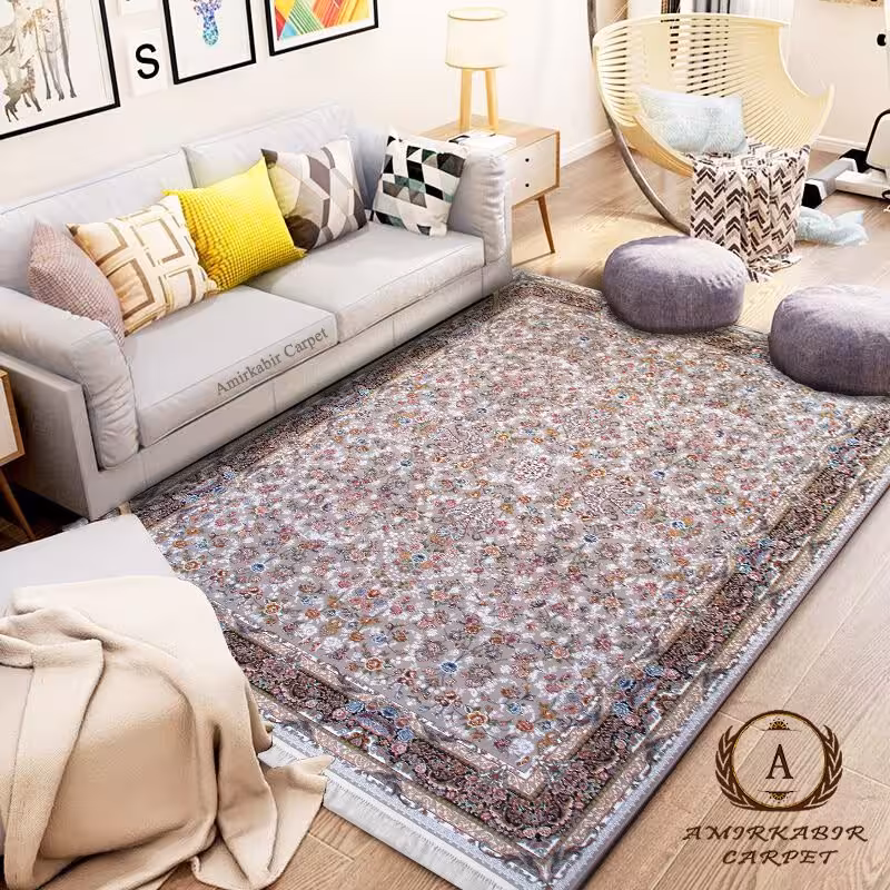 فرش 700 شانه طرح کیمیای سعادت برجسته