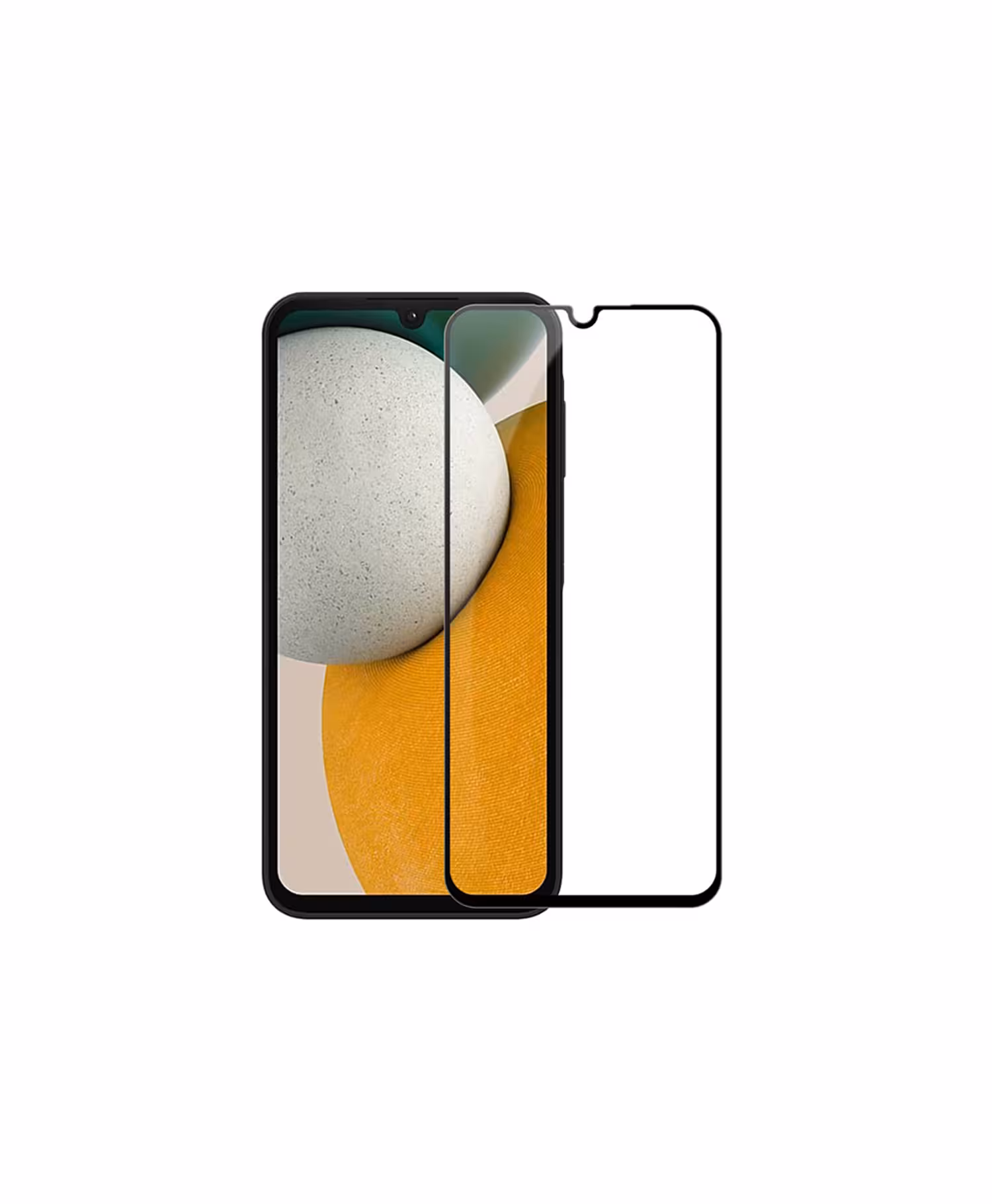 گلس فول مشکی Samsung A15