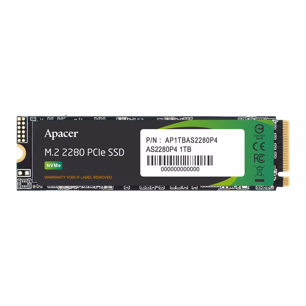 APACER AS2280P4U M.2 2280 NVMe SSD - 1TB - تکنو لینک 148
