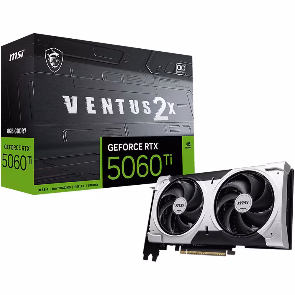 کارت گرافیک ام اس آی MSI RTX 5060 Ti VENTUS 2X OC PLUS 8G
