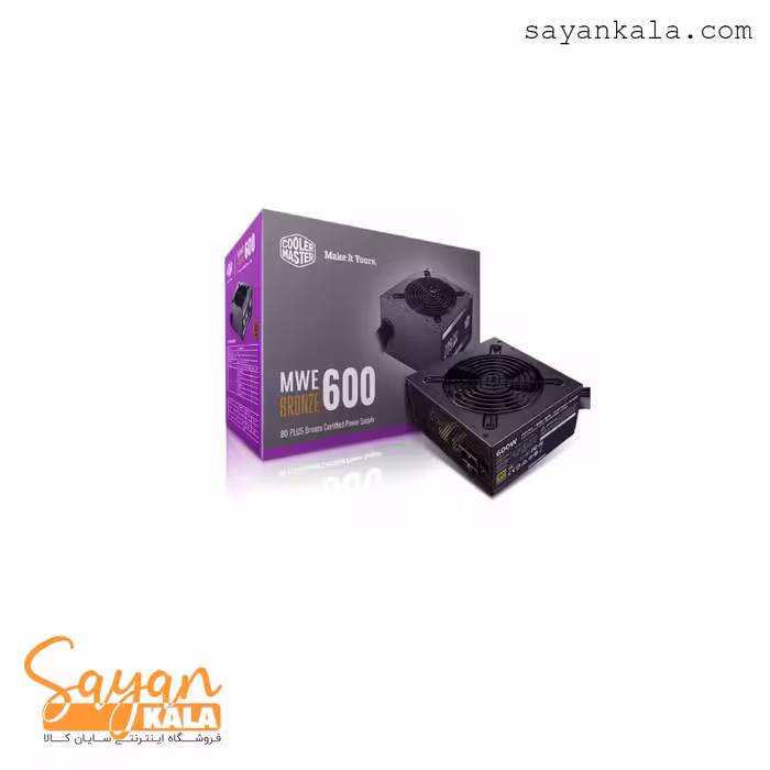 منبع تغذیه کولر مستر مدل POWER COOLER MASTER MWE 600W BRONZE