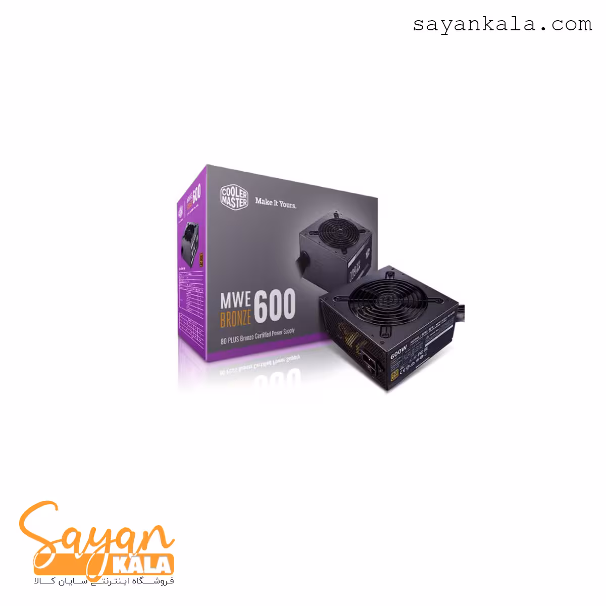 منبع تغذیه کولر مستر مدل POWER COOLER MASTER MWE 600W BRONZE