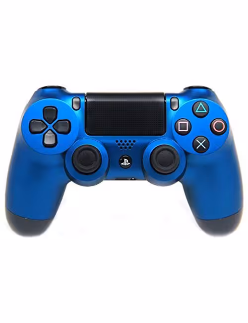 دسته PS4 آبی مات