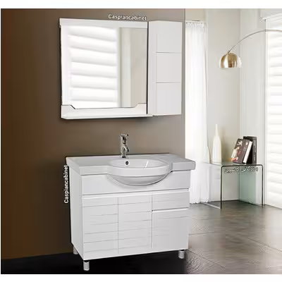 روشویی کابینت دار آلور زمینی100 سانت